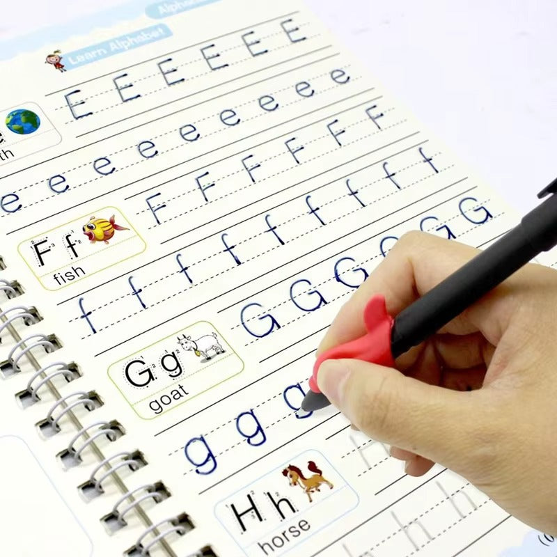 ✍️ Set de 4 Cuadernos Mágicos Reutilizables | Aprender a escribir nunca fue tan divertido